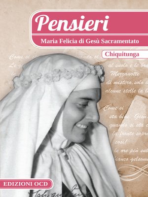 cover image of Pensieri. Maria Felicia di Gesù Sacramentato